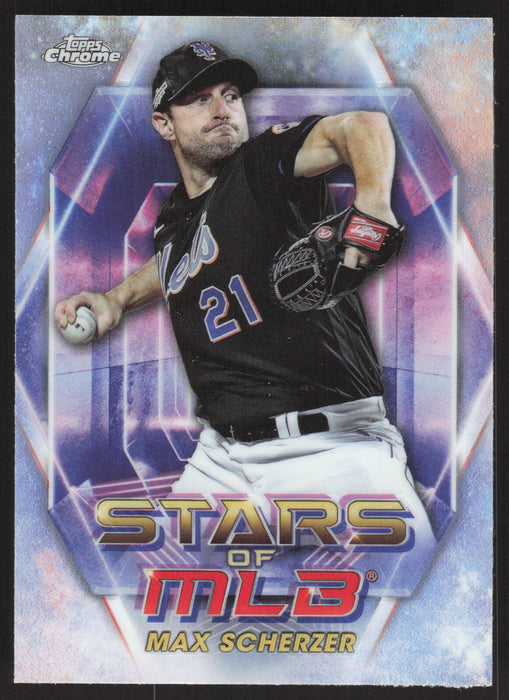 2023 Topps Update #SMLBC-83 Max Scherzer Stars of MLB Chrome