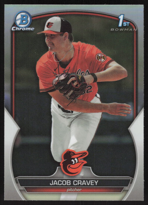 2023 Bowman Draft #BDC-189 Jacob Cravey Chrome Refractor