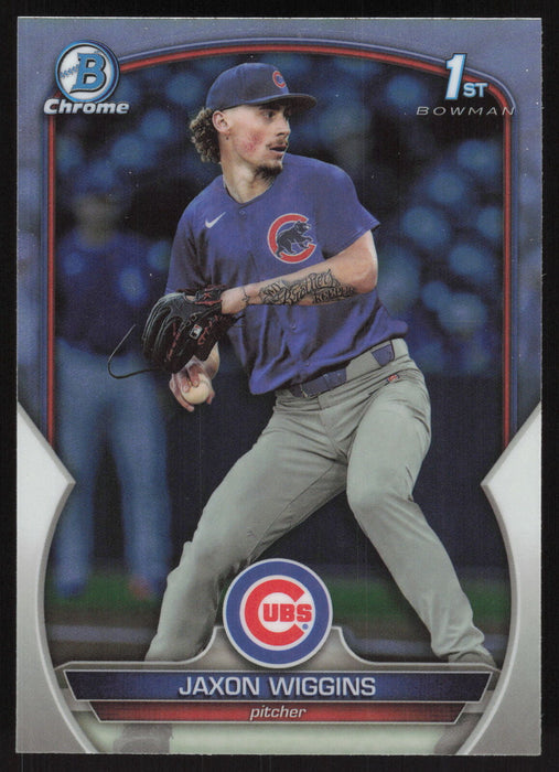 2023 Bowman Draft #BDC-50 Jaxon Wiggins Chrome Refractor