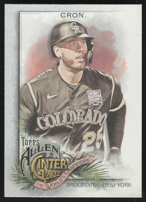 2022 Topps Allen & Ginter #268 C.J. Cron Silver Portrait