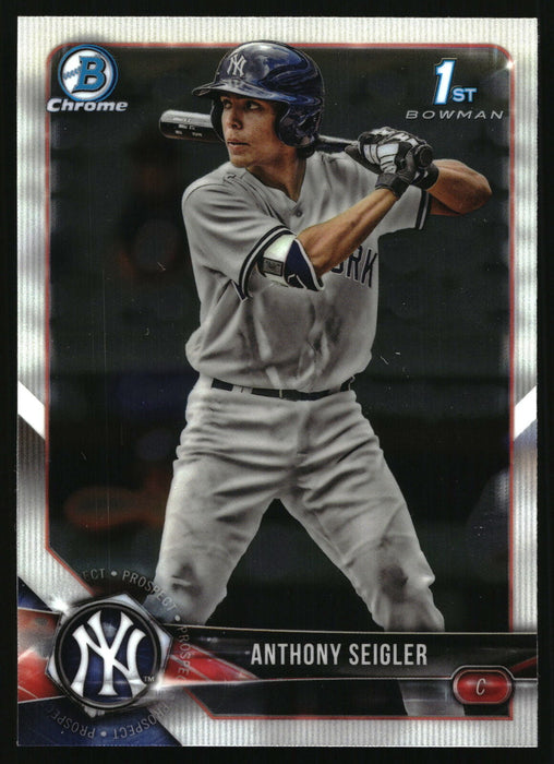 2018 Bowman Draft #BDC-65 Anthony Seigler Chrome