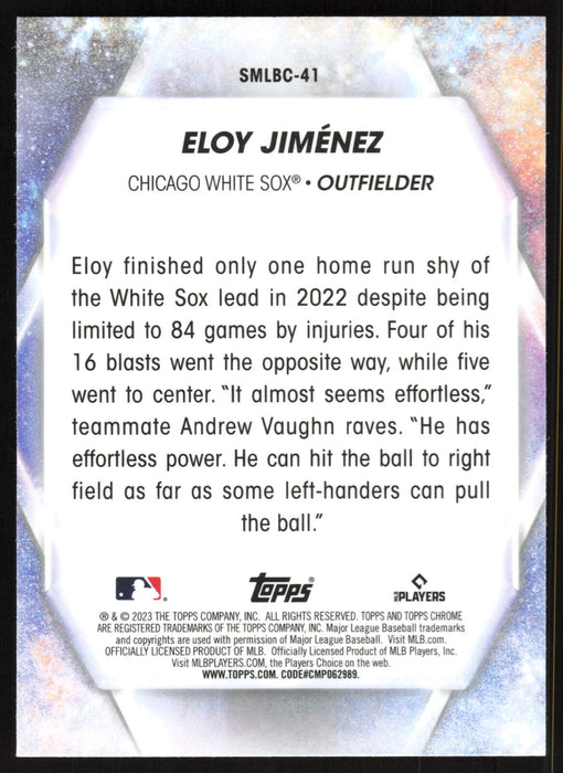 2023 Topps #SMLBC-41 Eloy Jiménez Stars of MLB Chrome