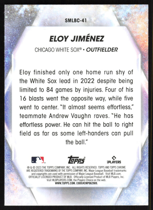 2023 Topps #SMLBC-41 Eloy Jiménez Stars of MLB Chrome