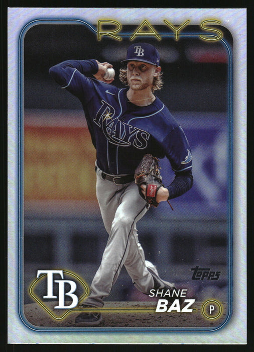 2024 Topps #435 Shane Baz Rainbow Foil