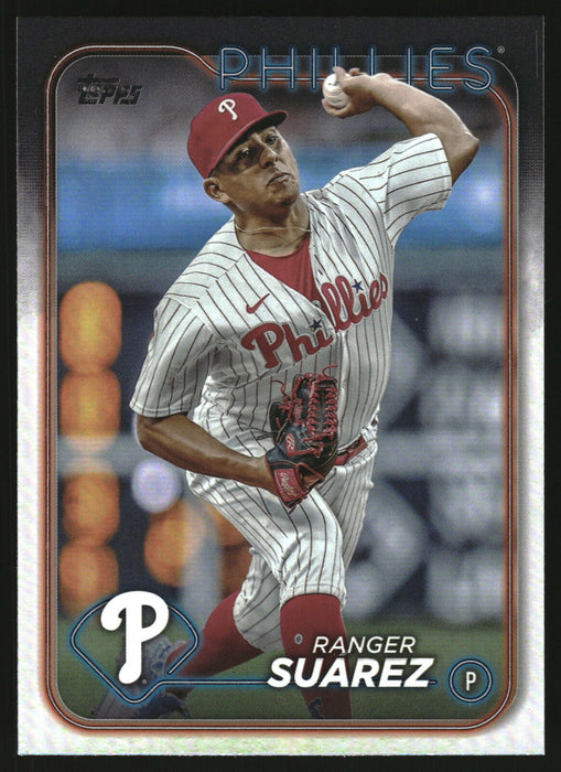 2024 Topps #229 Ranger Suárez Rainbow Foil