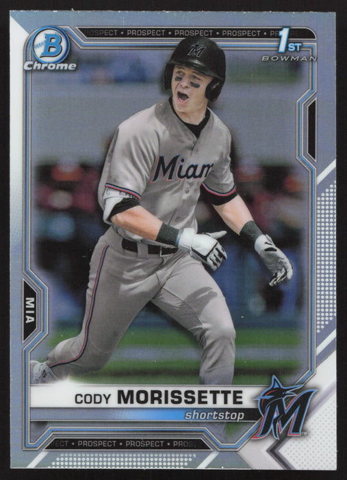 2021 Bowman Draft #BDC-88 Cody Morissette Chrome Refractor