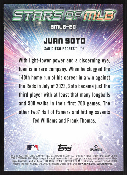 2024 Topps #SMLB-20 Juan Soto Stars of MLB