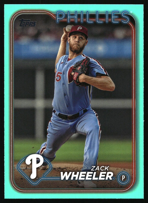 2024 Topps #262 Zack Wheeler Aqua