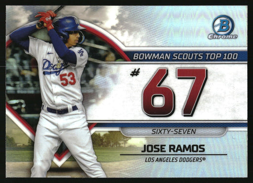 2023 Bowman #BTP-67 Jose Ramos Bowman Scouts Top 100