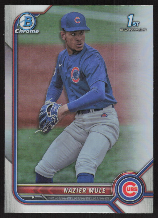 2022 Bowman Draft #BDC-77 Nazier Mule Chrome Refractor