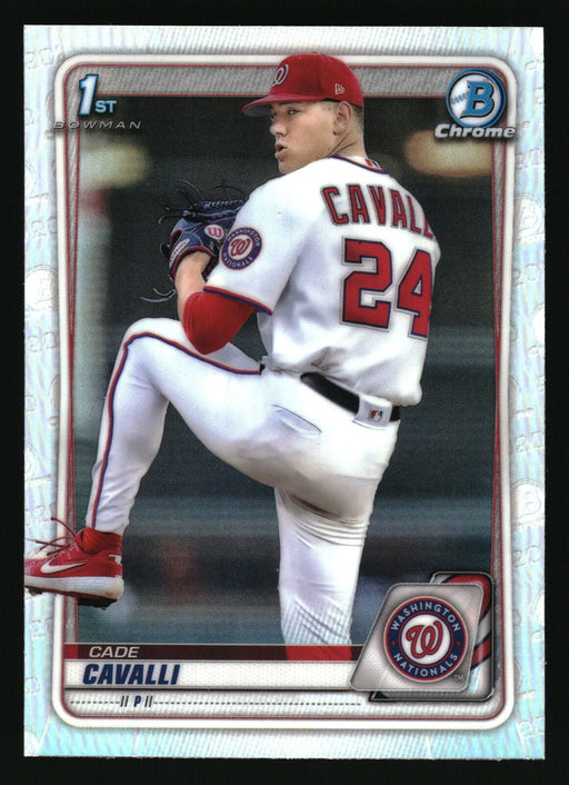 2020 Bowman Draft #BD-24 Cade Cavalli Chrome Refractor