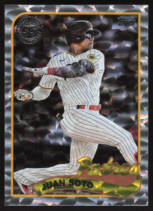 2024 Topps #89B-4 Juan Soto 1989 Topps Baseball 35th Anniversary Foil