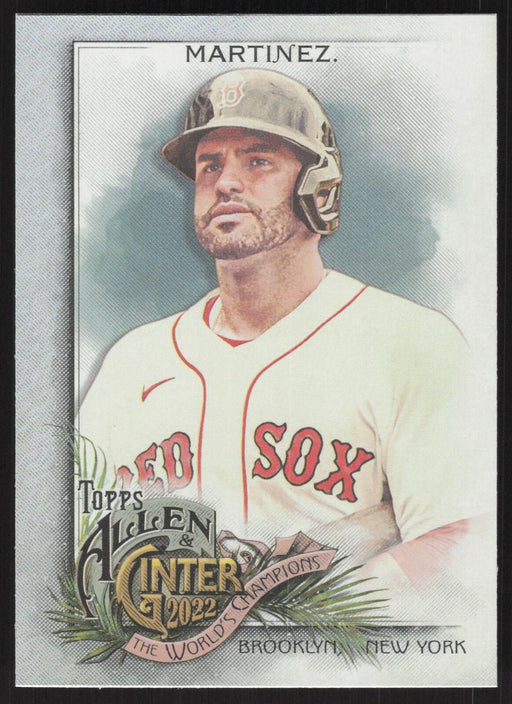 2022 Topps Allen & Ginter #166 J.D. Martinez Silver Portrait