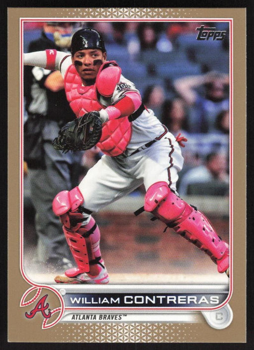 2022 Topps #629 William Contreras Gold #/2022