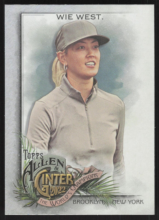 2022 Topps Allen & Ginter #231 Michelle Wie West Silver Portrait