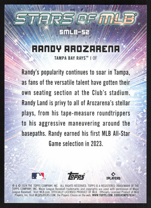 2024 Topps #SMLB-52 Randy Arozarena Stars of MLB