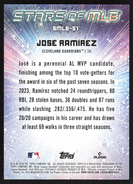 2024 Topps #SMLB-51 José Ramírez Stars of MLB