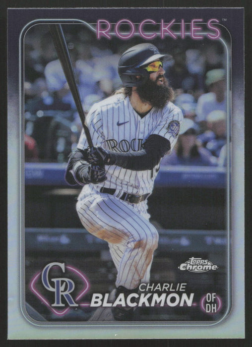 2024 Topps Chrome #157 Charlie Blackmon Refractor