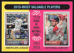 2024 Topps Heritage #208 2015 MVPs (Josh Donaldson / Bryce Harper)