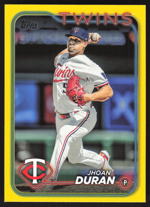 2024 Topps #227 Jhoan Duran Yellow