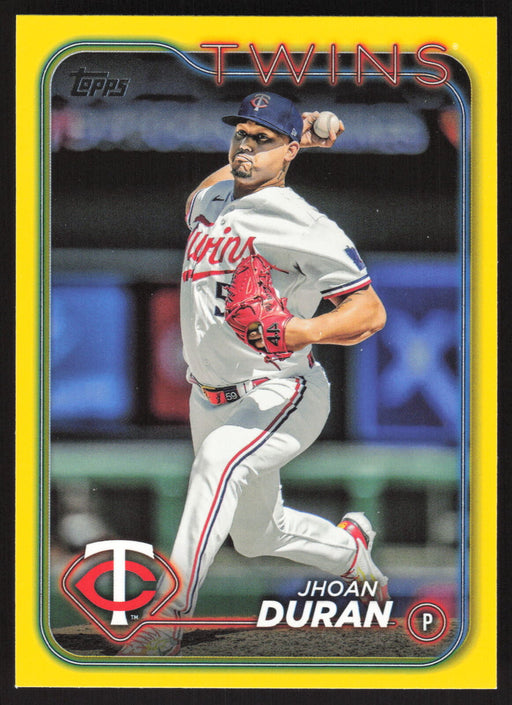 2024 Topps #227 Jhoan Duran Yellow