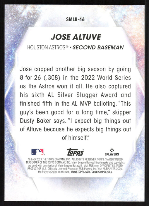 2023 Topps #SMLB-46 Jose Altuve Stars of MLB