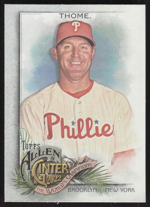 2022 Topps Allen & Ginter #232 Jim Thome Silver Portrait