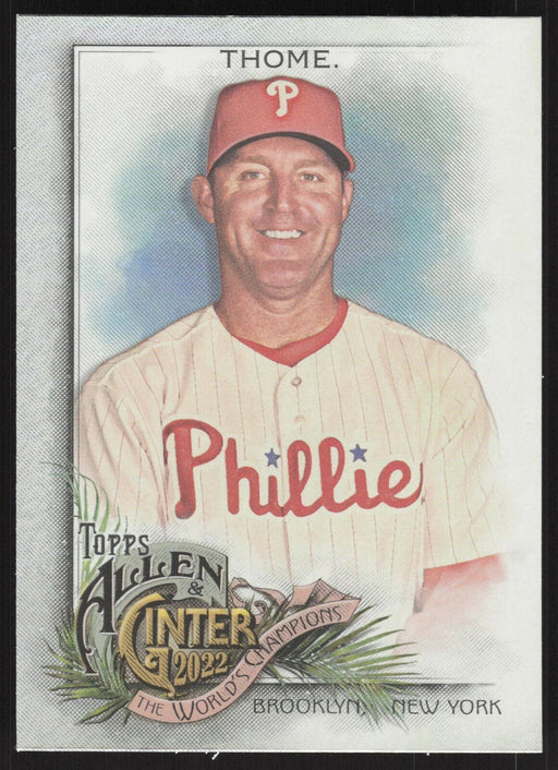 2022 Topps Allen & Ginter #232 Jim Thome Silver Portrait