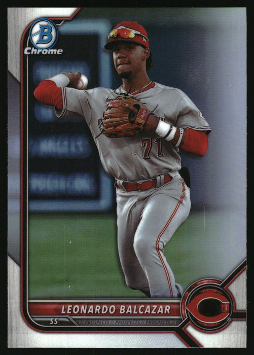 2022 Bowman Draft #BDC-91 Leonardo Balcazar Chrome Refractor