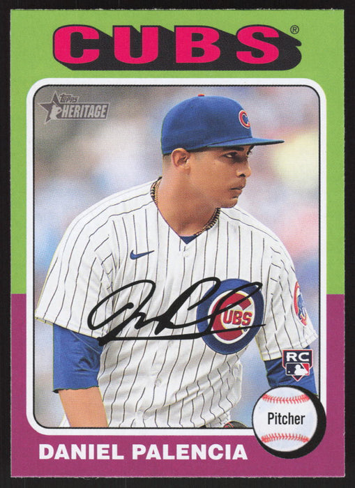 2024 Topps Heritage #491 Daniel Palencia