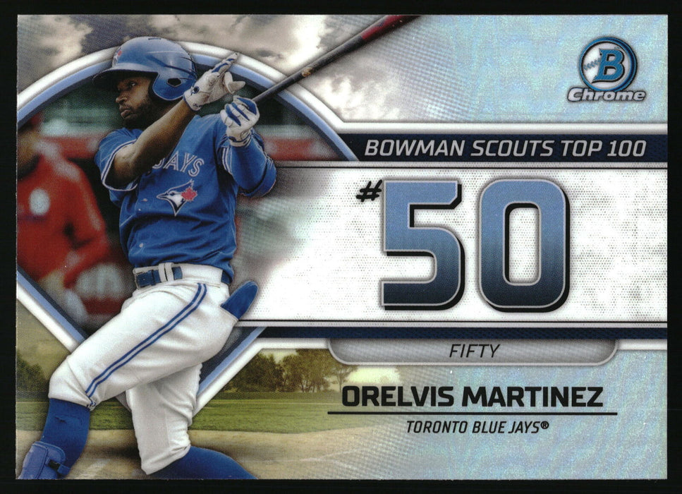 2023 Bowman #BTP-50 Orelvis Martinez Bowman Scouts Top 100