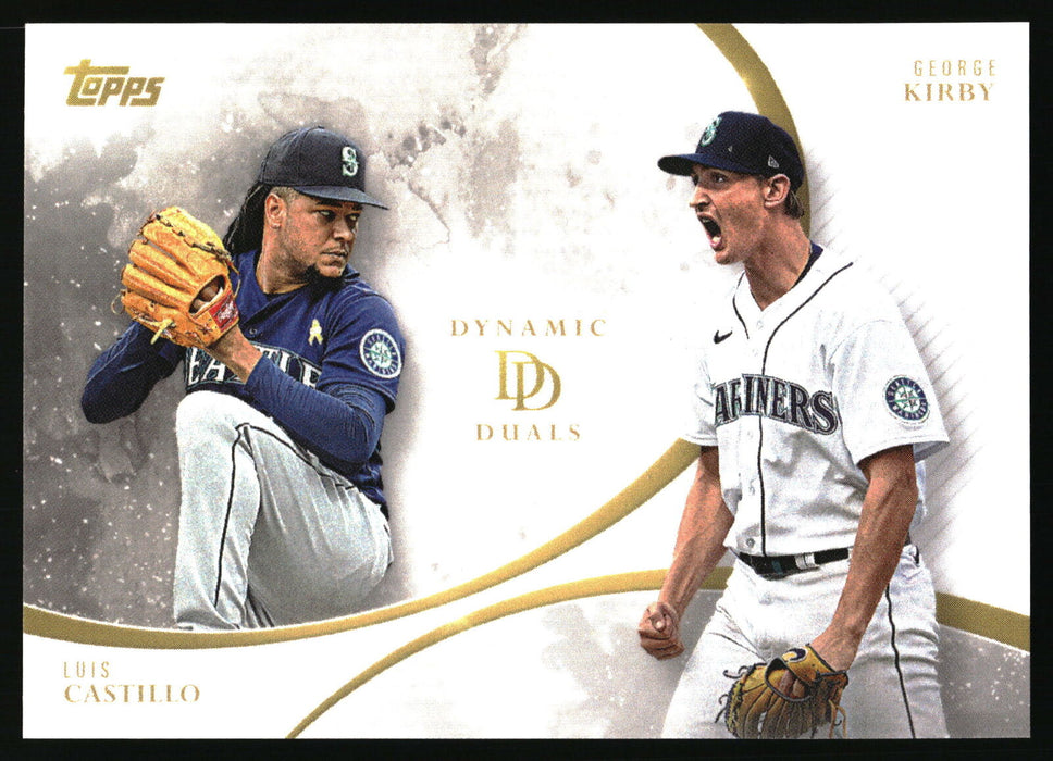 2023 Topps Dynamic Duals #27 Luis Castillo / George Kirby