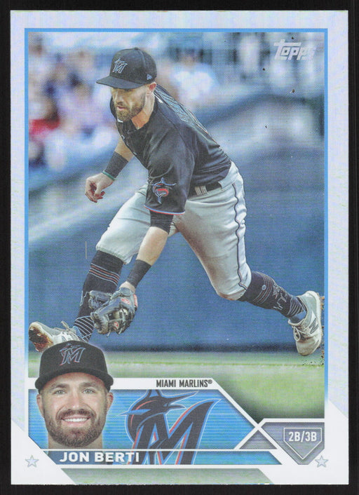 2023 Topps #72 Jon Berti Rainbow Foil