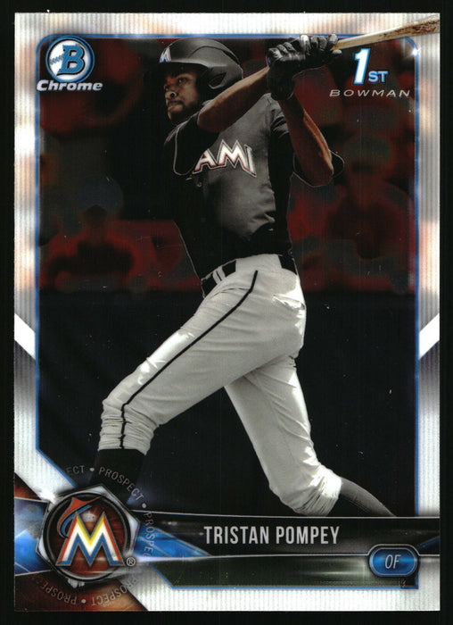 2018 Bowman Draft #BDC-129 Tristan Pompey Chrome