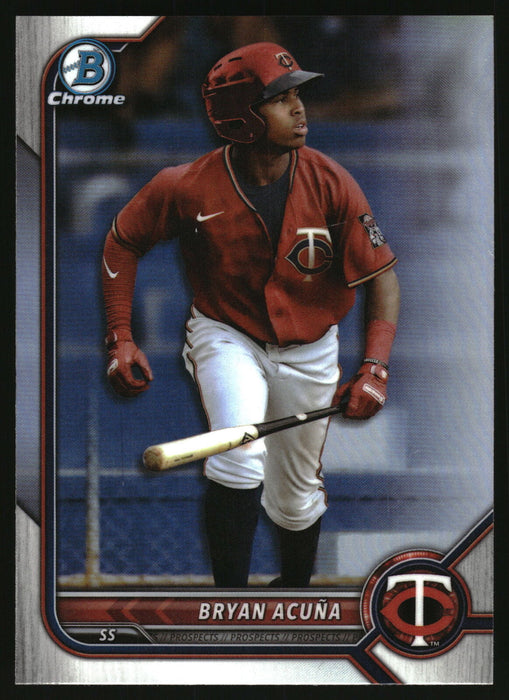 2022 Bowman Draft #BDC-19 Bryan Acuña Chrome Refractor