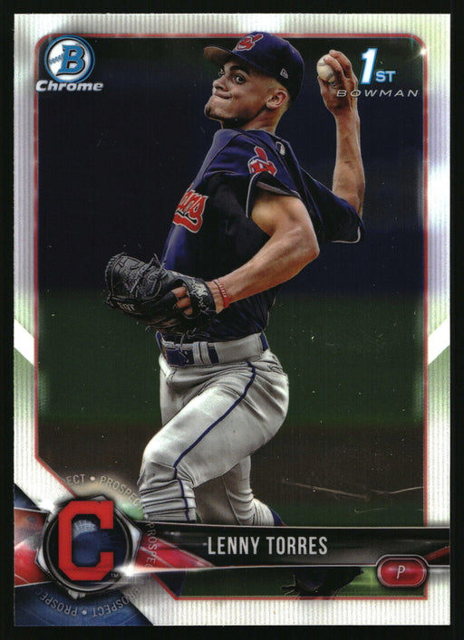 2018 Bowman Draft #BDC-8 Lenny Torres Chrome