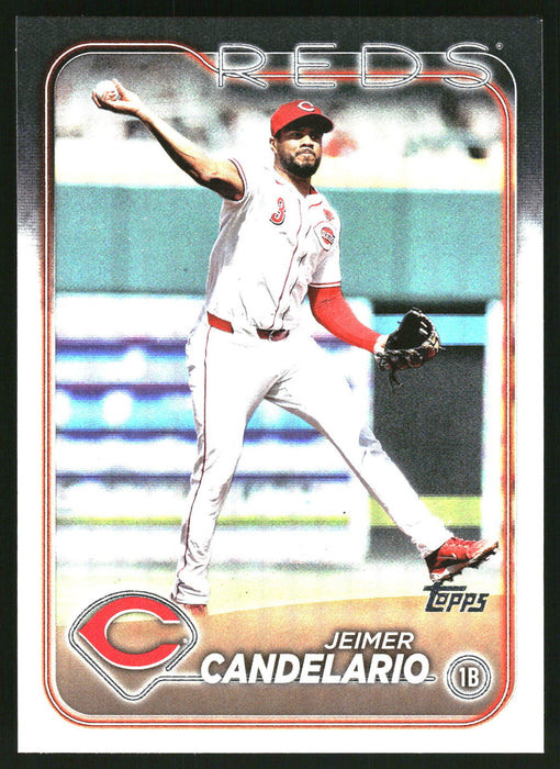 2024 Topps Update #US142 Jeimer Candelario Rainbow Foil