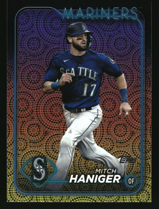 2024 Topps #382 Mitch Haniger Holiday (Series Two)