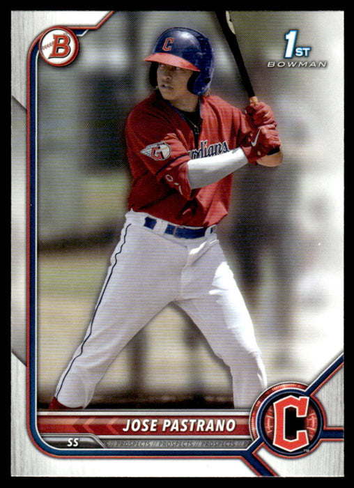 2022 Bowman #BP-21 Jose Pastrano Prospects