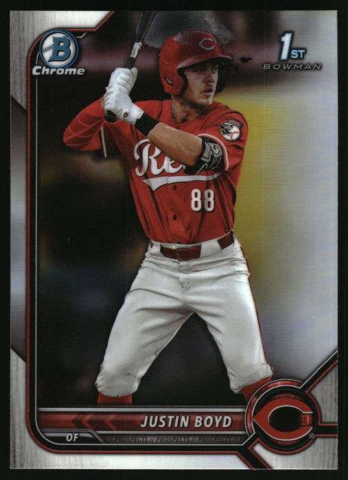 2022 Bowman Draft #BDC-13 Justin Boyd Chrome Refractor