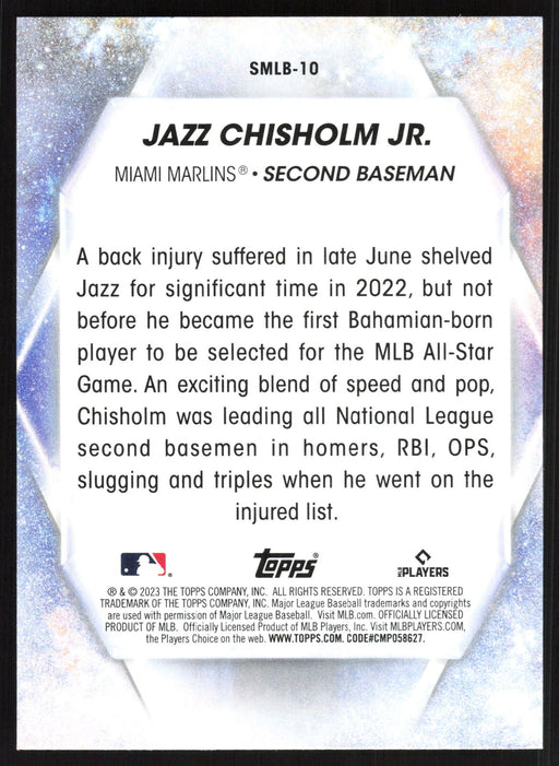 2023 Topps #SMLB-10 Jazz Chisholm Jr. Stars of MLB