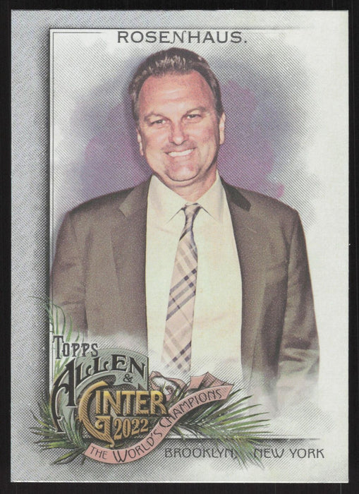 2022 Topps Allen & Ginter #249 Drew Rosenhaus Silver Portrait