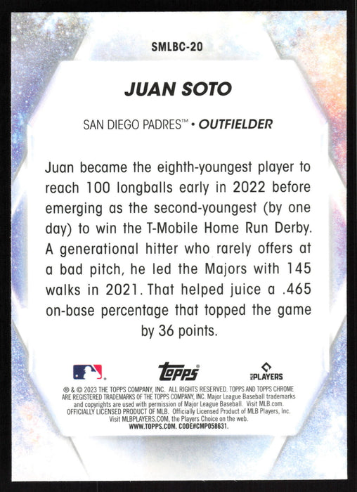 2023 Topps #SMLBC-20 Juan Soto Stars of MLB Chrome