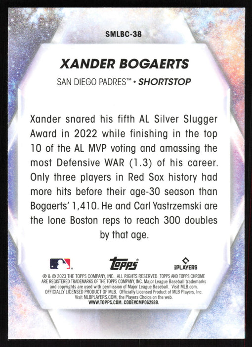 2023 Topps #SMLBC-38 Xander Bogaerts Stars of MLB Chrome