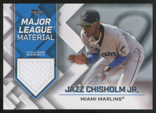 2022 Topps #MLM-JC Jazz Chisholm Jr. Major League Material Relics (Series One)