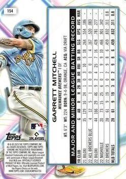 2023 Topps Cosmic Chrome #154 Garrett Mitchell