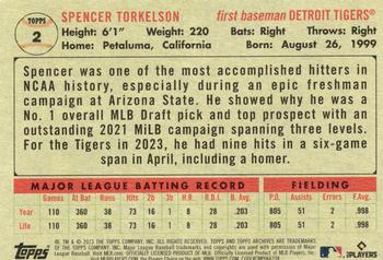 2023 Topps Archives #2 Spencer Torkelson