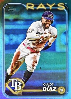 2024 Topps #52 Yandy Díaz Rainbow Foil