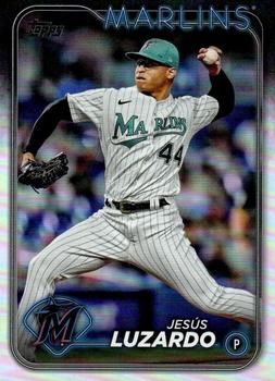 2024 Topps #123 Jesús Luzardo Rainbow Foil