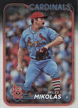 2024 Topps #287 Miles Mikolas Rainbow Foil